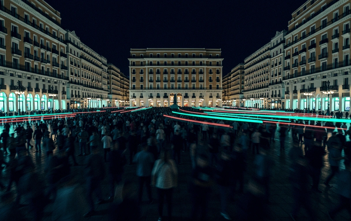 Madrid Gran Vía atmósfera urbana